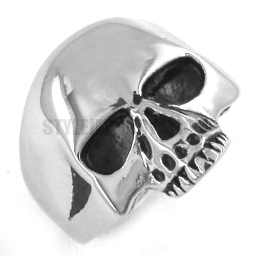 Stainless steel jewelry ring ghost skull ring SWR0036 - Click Image to Close