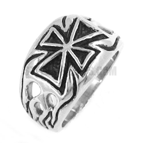 Stainless steel cross ring SWR0196 - Click Image to Close