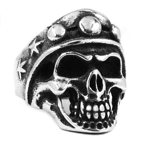 Stainless Steel Ring Skull Ring SWR0391 - Click Image to Close