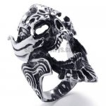 Gothic Casted Skull Stainless Steel Biker Men Ring SWR0118