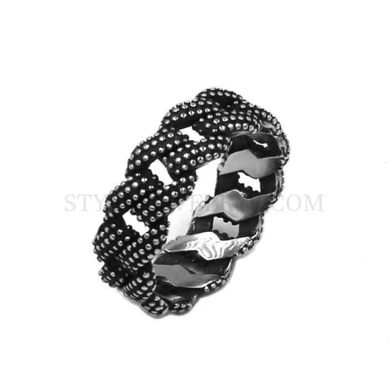Stainless Steel Jewelry Fashion Ring Motor Biker Ring SWR0888 - Click Image to Close