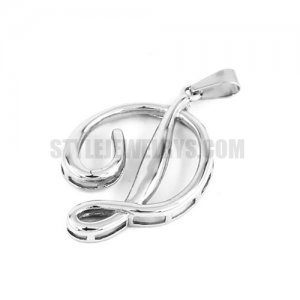 Stainless Steel Carved Word Pendant SWP0371