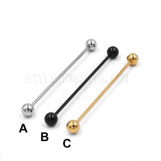 Barbells Bar Scaffold Ear Cartilage Helix Body Jewelry SJE370175 - Click Image to Close
