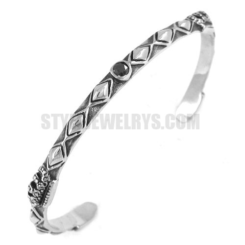 Stainless steel bangle Women cuff bracelet SJB0163 - Click Image to Close