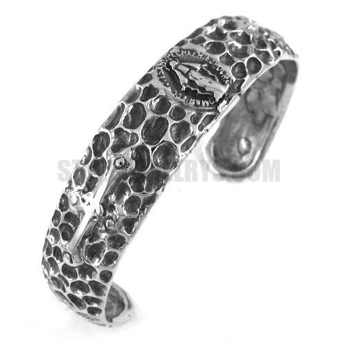 Stainless steel bangle cuff bracelet SJB0167 - Click Image to Close