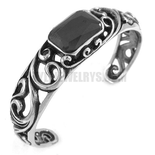 Stainless steel bangle neutral cuff bracelet SJB0183 - Click Image to Close