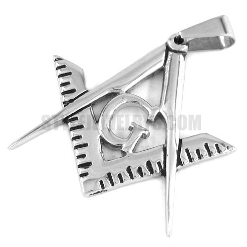 Stainless steel pendant master mason masonic pendant SWP0185 - Click Image to Close