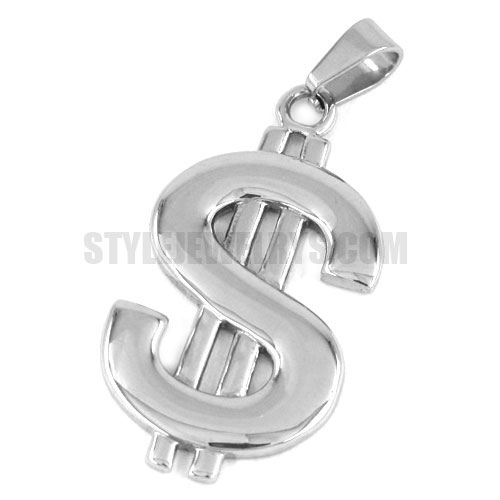 Stainless steel pendant dollar symbol pendant SWP0204 - Click Image to Close