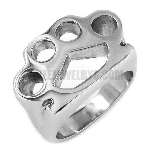 Stainless Steel Jewelry Ring Boxing Glove Ring SWR0416 - Click Image to Close